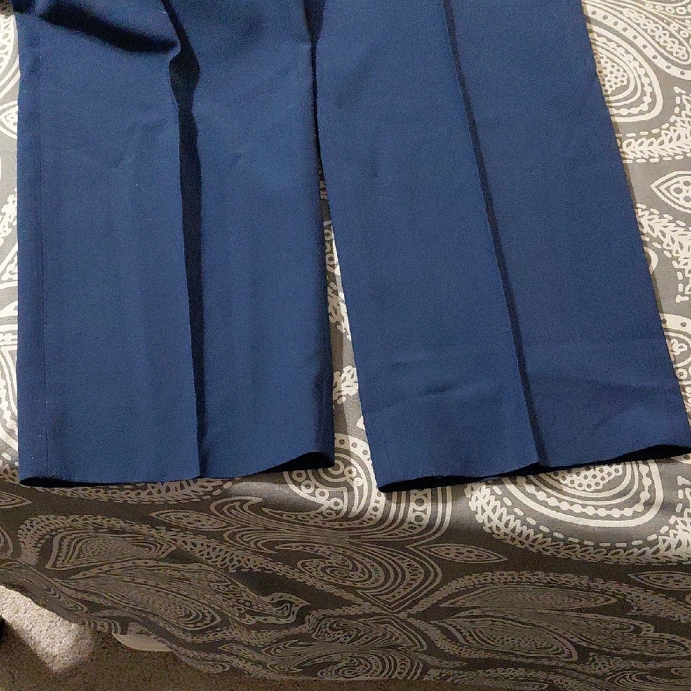 Women Alexander McQueen Navy Blue Pant
